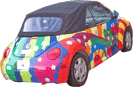 Colorful car